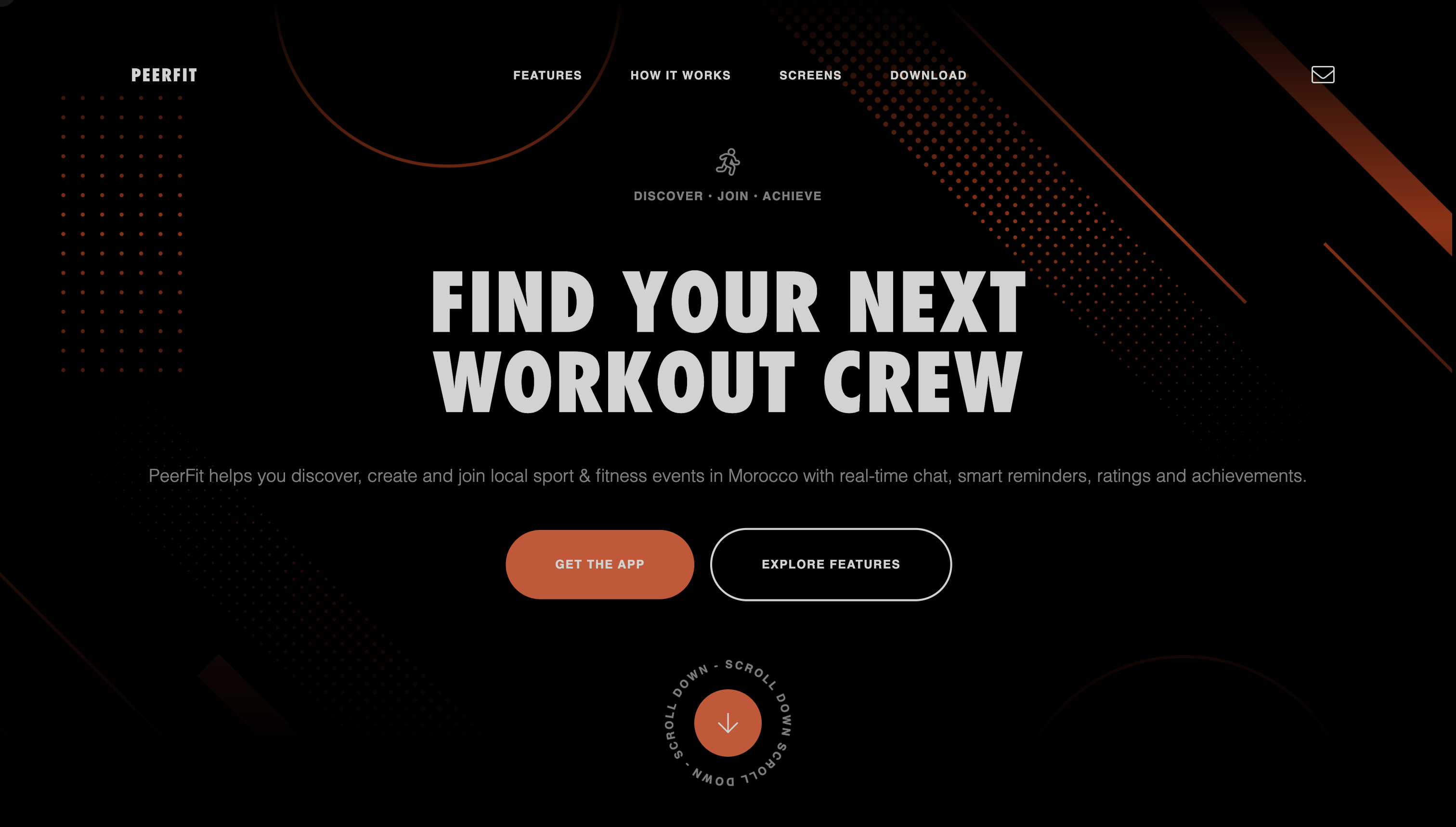 Vitrine Website - PeerFit